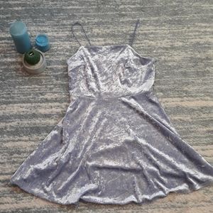 ❤Wild Fable pastel blue velvet mini dress